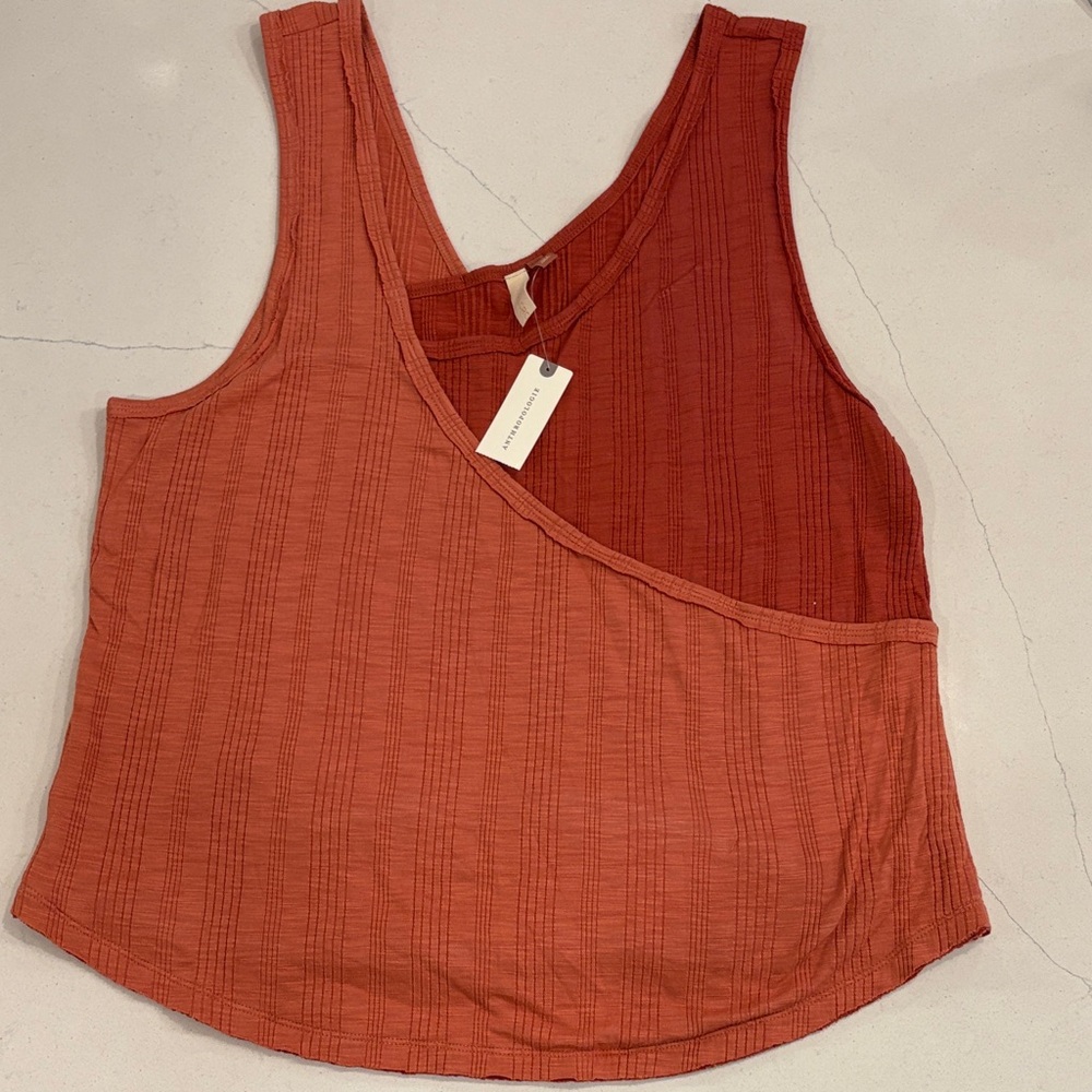 Anthropologie Women's Two-Tone Sleeveless Top